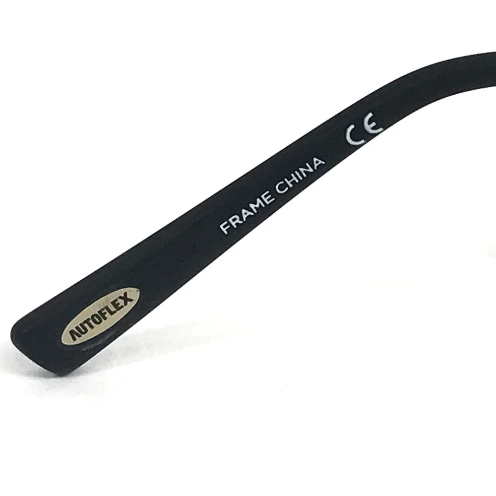 Autoflex Eyeglasses Frames SIR DUKE 033 Gunmetal Gray Round Half Rim 53-19-140